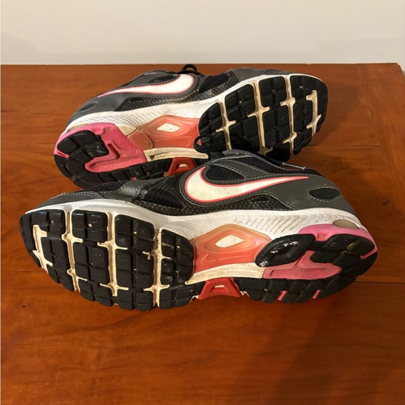 Nike Air Running Shoes Women’s 8.5 Black Gray Pink - Picture 8 of 9